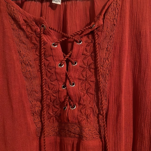 American Eagle Women’s Boho Shirt, Size Medium - Picture 3 of 5